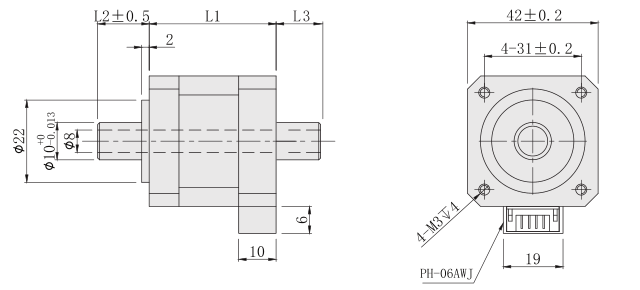 中空轴42步进91抖音APP下载外形尺寸图