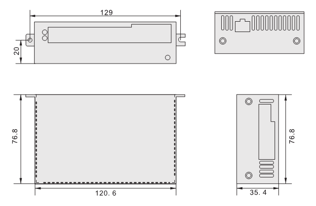 ESD830低压伺服91抖音APP污版下载外形尺寸图